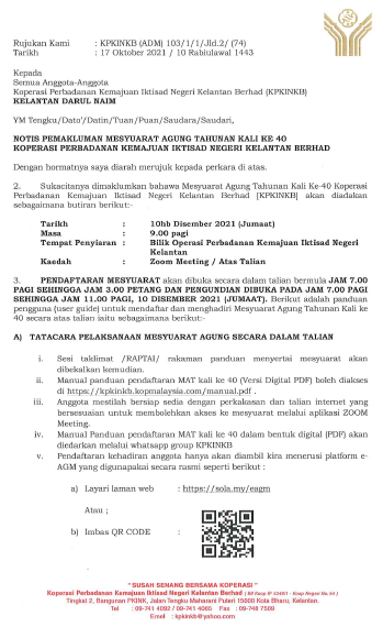 Notis Mesyuarat 2020